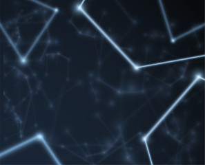 Polygonal connections vector background. EPS10.