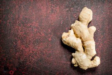 Fresh ripe ginger.