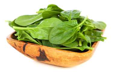 Baby spinach leaves