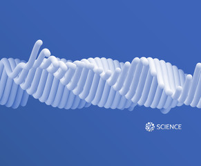 Abstract wavy background for banner, flyer and poster. Dynamic effect. Vector illustration. Cover design template. Can be used for advertising, marketing, presentation.