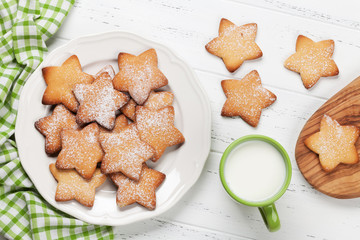 Cookies and milk