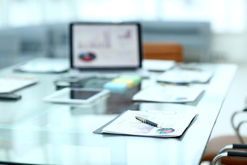 Fototapeta premium workplace of the businessman.photo with copy space