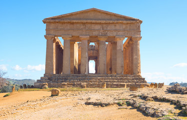 The beauty of art and nature of the Agrigento province