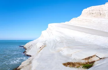 Foto auf Acrylglas Scala dei Turchi, Sizilien The beauty of art and nature of the Agrigento province