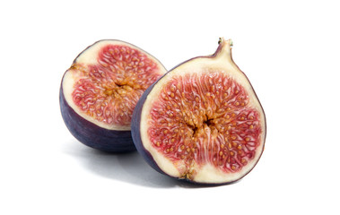 Fig isolated on white background.