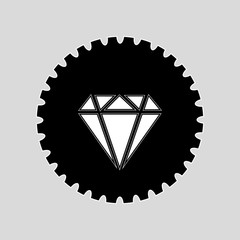 Diamond line icon2