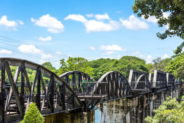 The Bridge of the River Kwai, Kanchanaburi, Thailand.