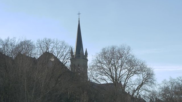 Steeple of St Peter and Paul church