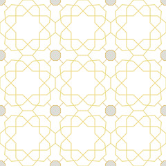 Seamless background for your designs. Modern vector ornament. Geometric abstract pattern
