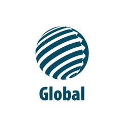 vector logo globe