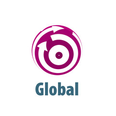 vector logo globe