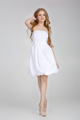 Beautiful  fashion  blond  woman 