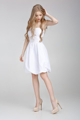 Beautiful  fashion  blond  woman 