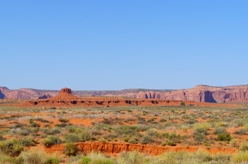 Fototapeta premium モニュメントバレー公園内の景色