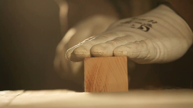 electric thickness planer machine processed wooden beam