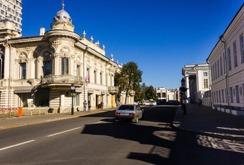 Naklejka premium Historical street of Kazan