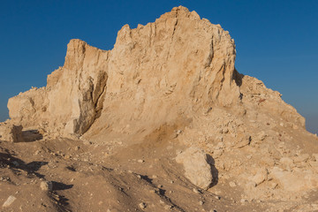 Fototapeta premium Sandy rock in the desert