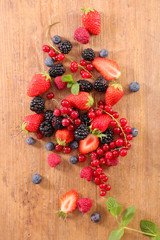 assortment of berries