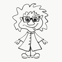 A cool scientist or doctor