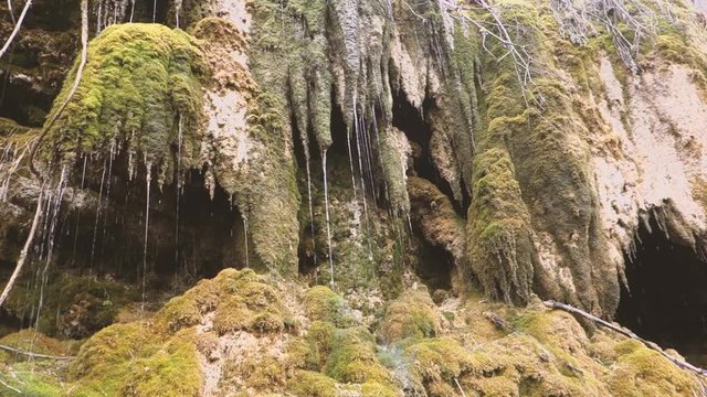 The Unknown Bulgaria. Waterfall Sovata, located near Provadia, between the villages of Nenovo and Nevsha, in northern Bulgaria.