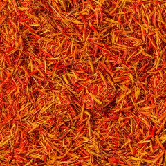 Saffron Threads in full frame. saffron background