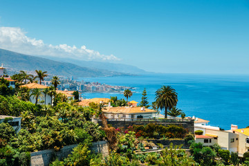 Naklejka premium view of the traditional architecture, Tenerife, Spain