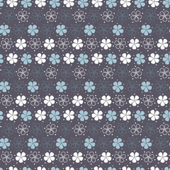 Simple pastel floral pattern