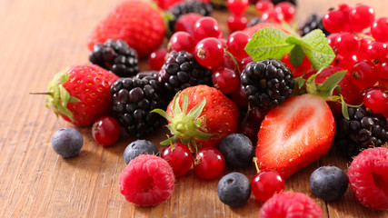 fresh berries fruits