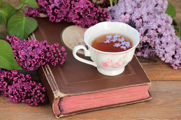 Tea, Morning, Lilac
