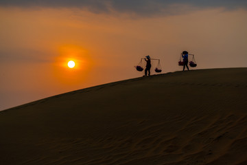 Fototapeta na wymiar Muine Red Sand Dune, Vietnam