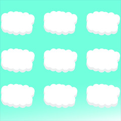 Cloud. Vector illustration