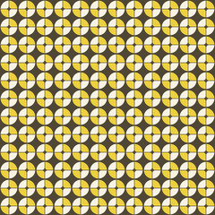 Abstract geometric pattern in retro style.