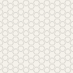 Fototapeta premium Abstract seamless pattern of geometric shapes.