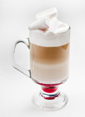 latte with marshmallow