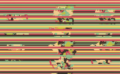 Seamless horizontal lines pattern. Vector background