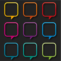 set icône,étiquette