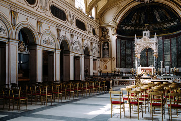 Interior of Piazza di Cecilia inTrastevere. © SL photo