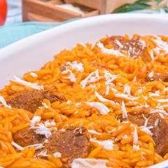 tasty Greek kritharaki