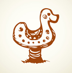 Vector drawing. Ladder