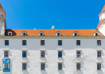 Fototapeta premium Windows of Bratislava castle