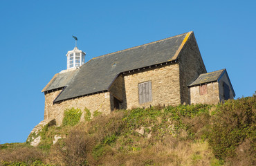 Old coastguard building at Ilfracombe, Devon, England