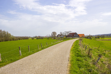 Fototapeta na wymiar county landscape in the Netherlands