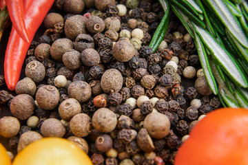 peppercorns 5 peppers