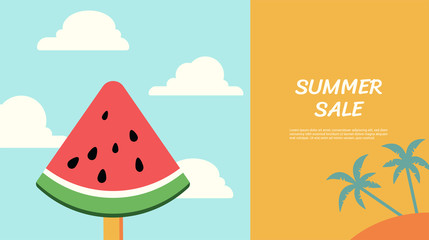 Sommer Rabatt Banner