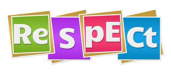 Respect Colorful Blocks 