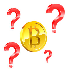 Bitcoin and question marks