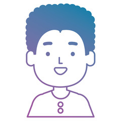 happy little boy character vector illustration design