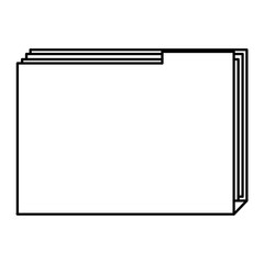 file folder isolated icon vector illustration design