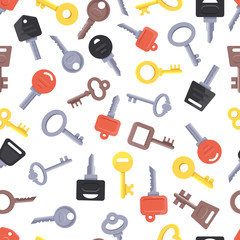 Seamless pattern with different keys