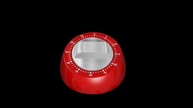 Timer. Looped. Alpha Channel Included.